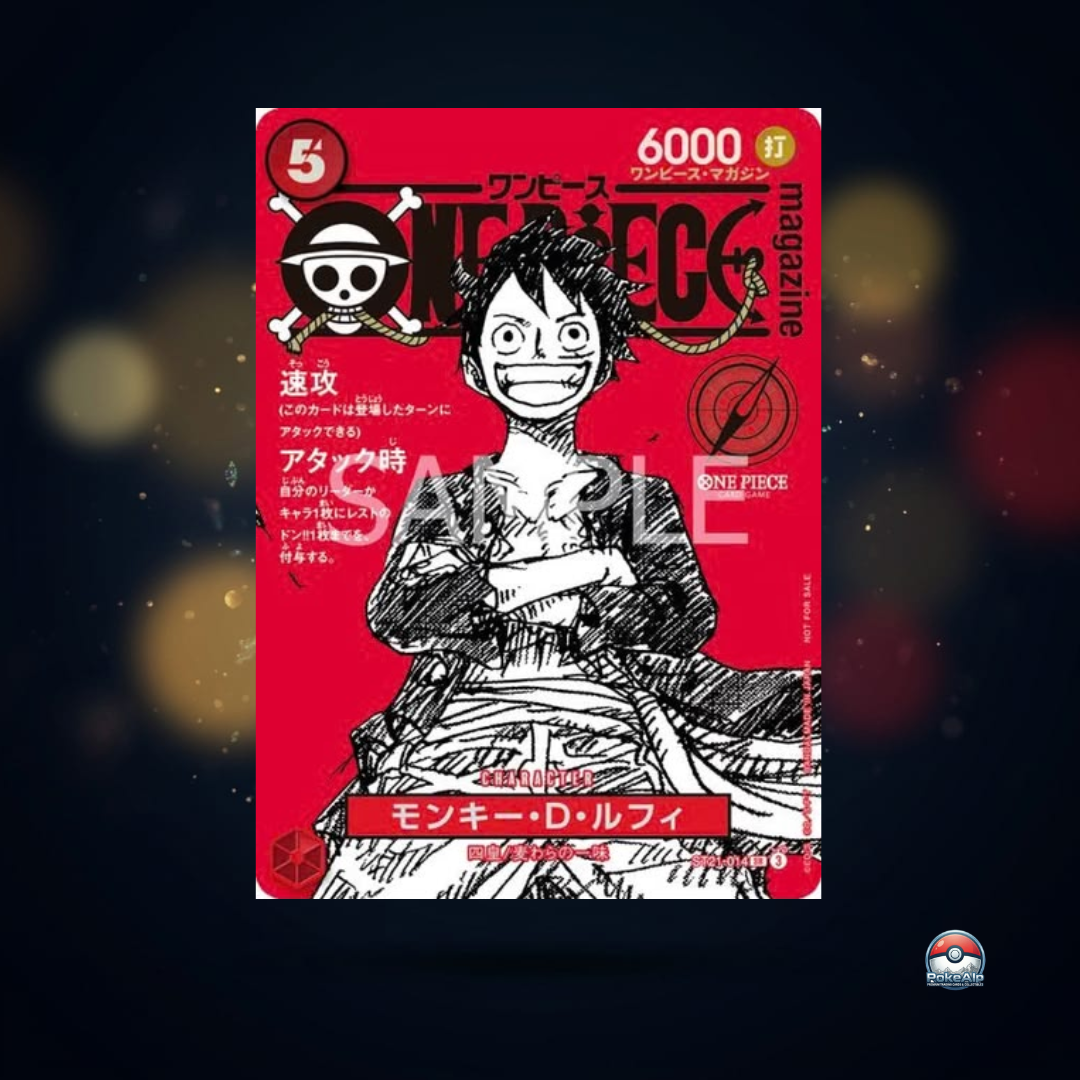 One Piece Carte Promo Monkey D. Luffy ST21-014 (2025) — ONE PIECE Magazine Vol.20 (Japonais)