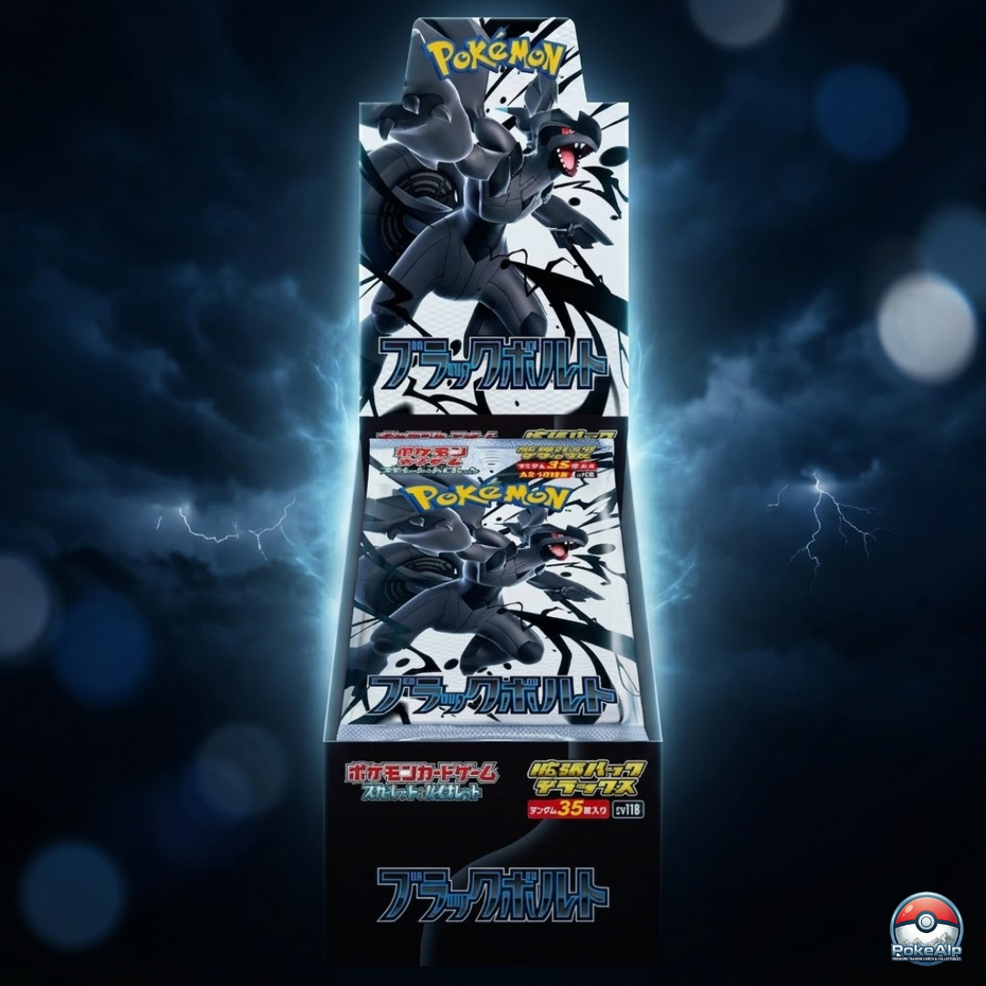 Pokémon Black Bolt SV11b | Japanisches Deluxe-Set – 4 Booster mit 35 Karten