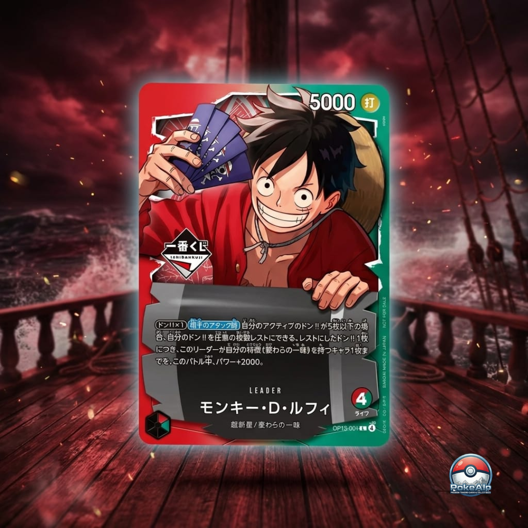 Ichiban Kuji One Piece Card Game — Carte Promo Limited Monkey D. Luffy | Édition Japonaise