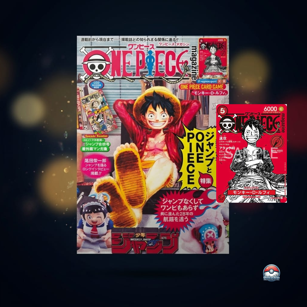 One Piece Carte Promo Monkey D. Luffy ST21-014 (2025) — ONE PIECE Magazine Vol.20 (Japonais)