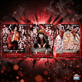 One Piece Saikyo Jump Top Strong Pack Luffy Ace Newgate | P-147 / P-148 / P-149 | Édition Japonaise | Promo Limitée