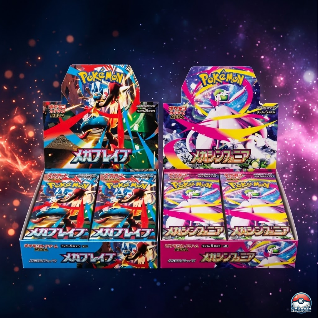 Pokémon Doppelpack – Zero Munikis + Ninja Spinner | 2 Japanische Displays