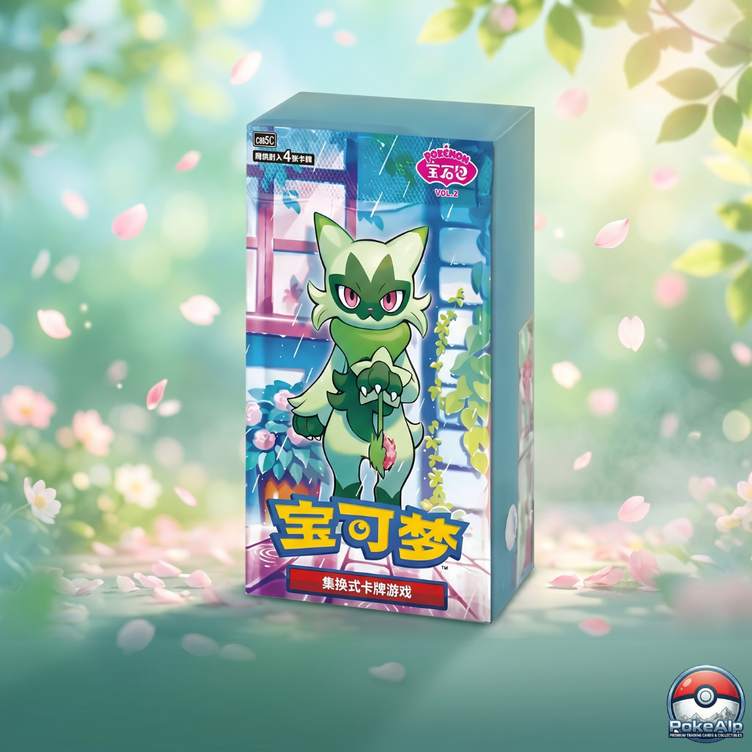 Pokémon Gemmen-Pack Vol.5 (CBB5C) | Chinesische Box — 18 Booster