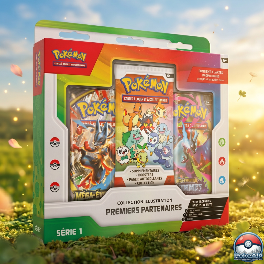 Pokémon Collection d'Illustrations des Premiers Partenaires Série 1