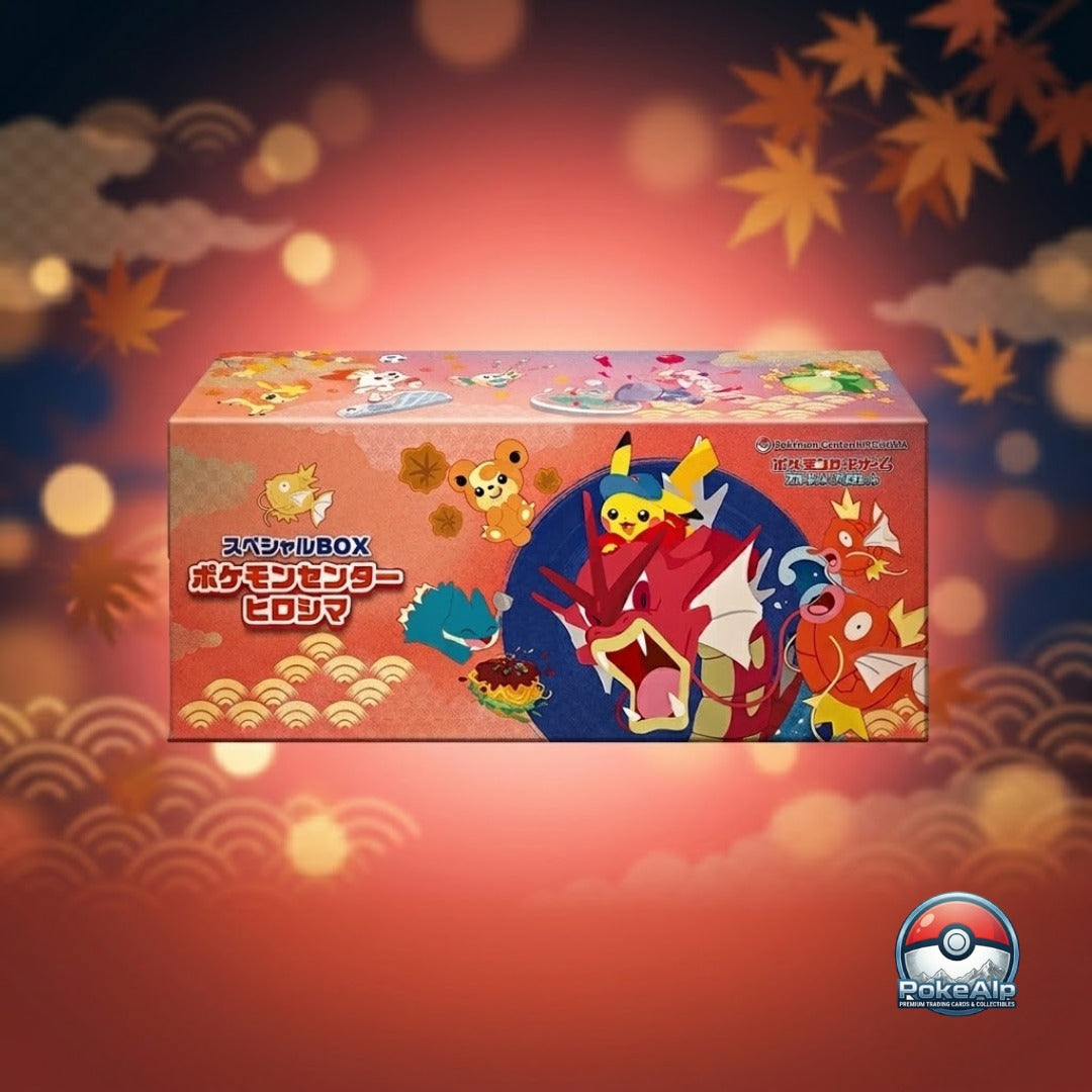 Pokémon Center Hiroshima Pikachu — Special BOX | Pikachu-Promokarte | Japanische Ausgabe